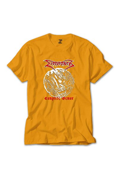 CrowsGate Tricou colorat Dismember Complete Demos, culoare galbenă, mărimea 2XL