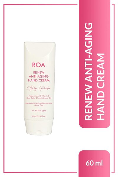 Roa Bitkisel Renew Anti-Aging Hand Cream Baby Powder 60 ml
