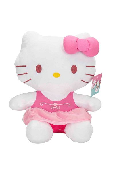 TRUST STORE Hello Kitty Bow Plush 36 cm Pink - Sleeping and Playmate Plush Toy