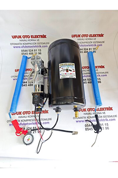 HORNS Otomatik Kompresör 20 lt ful set korna ve hava için