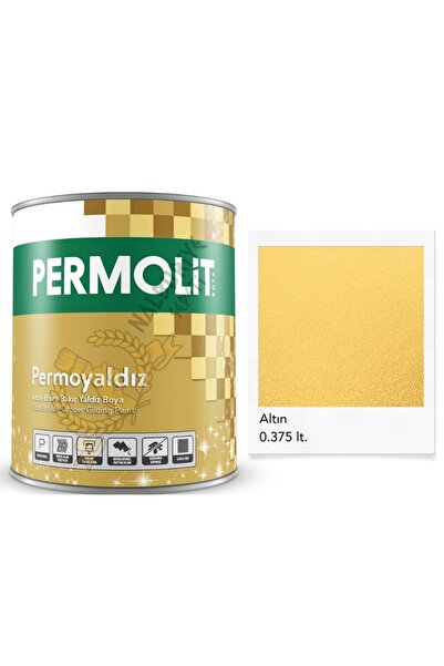 Permolit Isıya Dayanıklı Dekoratif Yaldız Boya ALTIN 0.375 Lt.