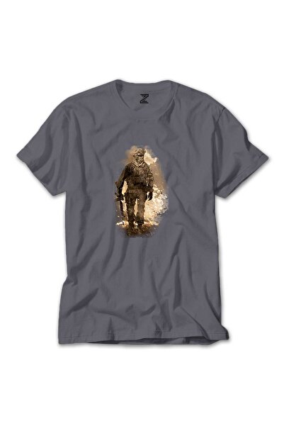 CrowsGate كول أوف ديوتي سولدجر تي شيرت رمادي