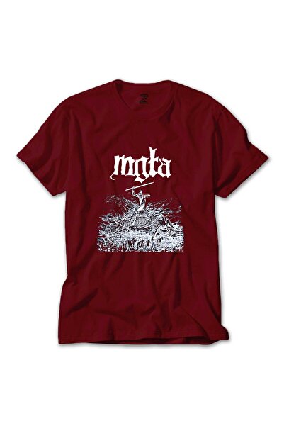 Generic Brand Tricou colorat Mgla Age Of Excuse, culoare roșie, mărimea XS
