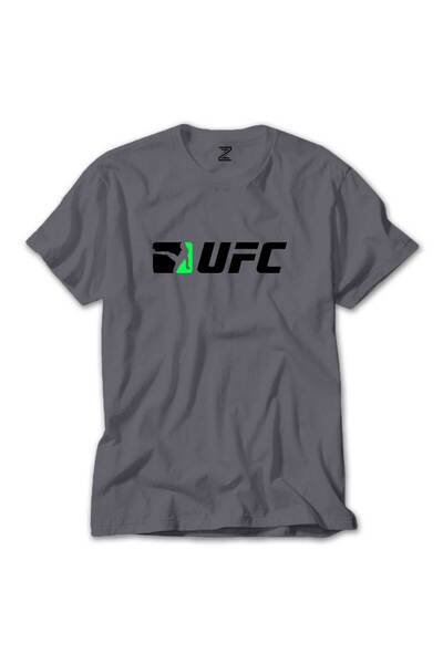 CrowsGate Μπλουζάκι UFC Green Kick σε γκρι χρώμα, μέγεθος XL