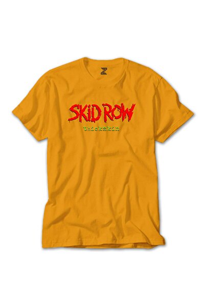 CrowsGate Μπλουζάκι Skid Row Thickskin σε κίτρινο χρώμα, μέγεθος M
