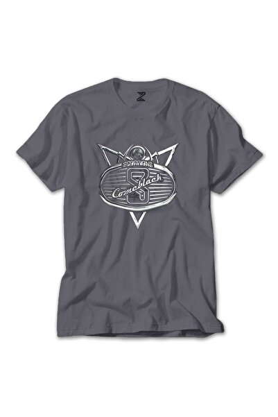 CrowsGate Tricou Scorpions Come Black, culoare gri, mărimea XS