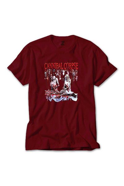 Z zepplin Κόκκινο μπλουζάκι Cannibal Corpse Essential