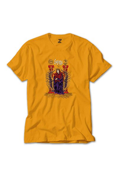 CrowsGate Tricou galben Gojira Illustrator