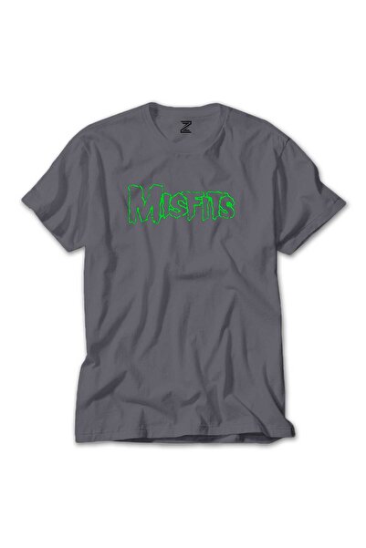 CrowsGate Misfits Logo Green Gray T-Shirt