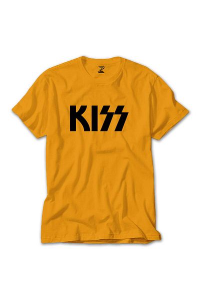 Z zepplin Κίτρινο μπλουζάκι με λογότυπο Kiss 2