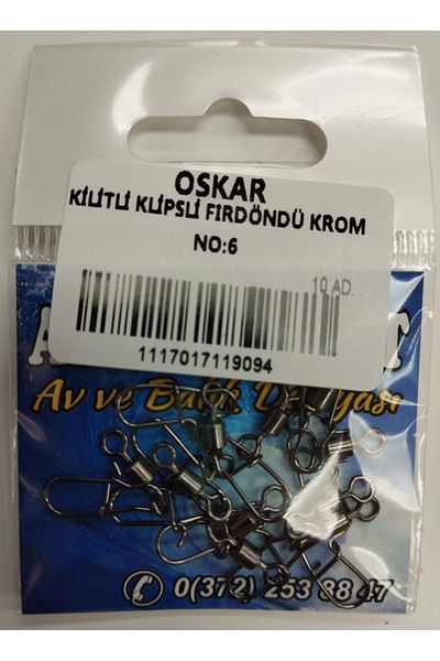 CAPTAIN OSKAR 26MM Round Body Chrome - With Lock and Clip, 10AD Model