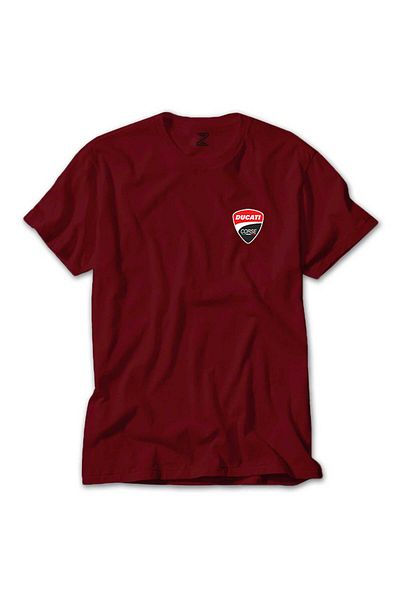 Z zepplin Κόκκινο μπλουζάκι με λογότυπο Ducati Corse