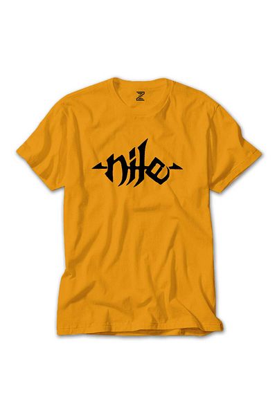 Z zepplin Κίτρινο T-shirt με λογότυπο Nile