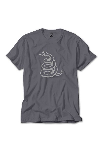CrowsGate Tricou Gri Metallica Snake Logo