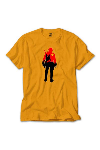 WAKHA Red Dead Redemption 2 Cowboy Yellow T-Shirt