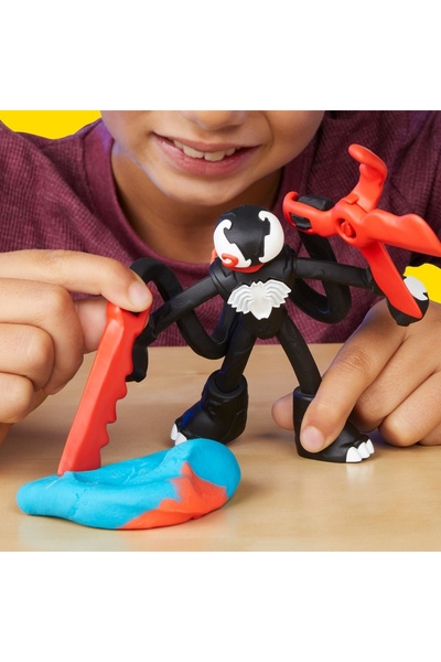 Hasbro PLAY DOH SPIDERMAN SET 2 FIGURINE BATALIE CU LANSATOR SI SULITA