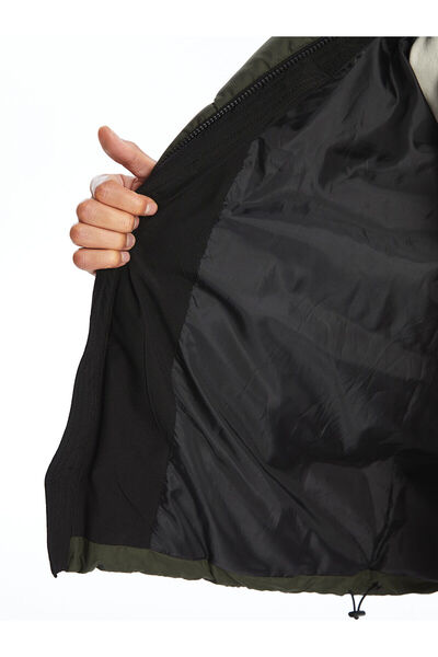 LC Waikiki W LCW Casual Зелений Стандартний Капюшон Чоловічий Надувний Пальто