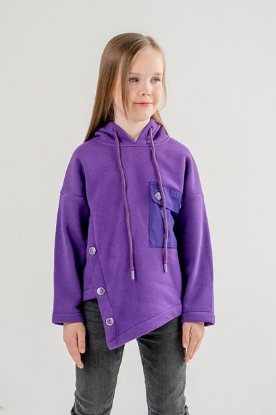 GİYİCEM Girl's Hooded Sweatshirt - Three Thread, Pocket Detail, Model 4517