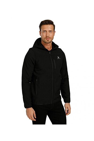lumberjack gt16 1011686   Basic Softshell Black Palton pentru bărbați Palton sport