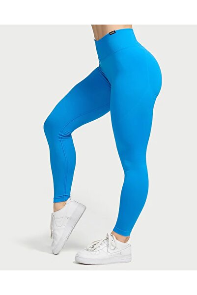 BK Dikişsiz yüksek bel push up toparlayıcı spor tayt