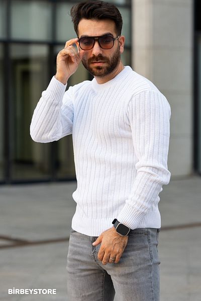BİRBEYSTORE Ανδρικό πλεκτό πουλόβερ