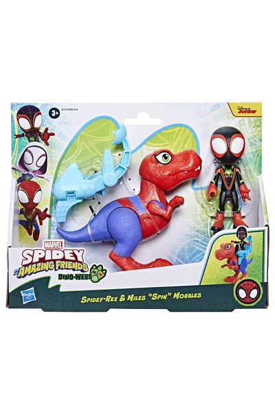 Hasbro Marvel Spidey And His Amazing Friends Dino-Webs Spidey Rex & Miles G0124