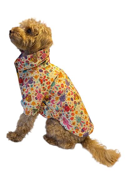 GedyCo Nice Bunny Fleece Small Breed Dog Raincoat
