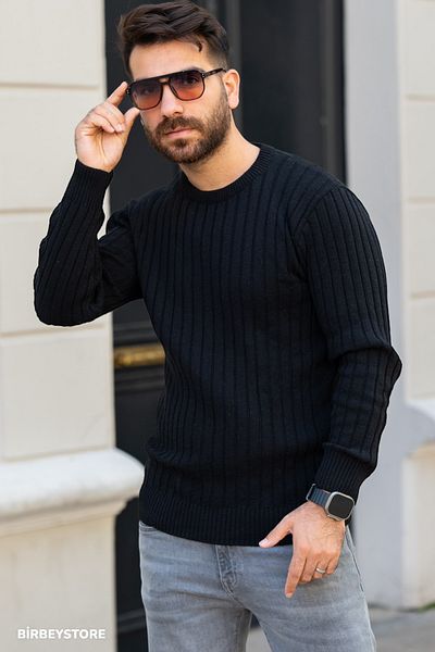 BİRBEYSTORE Мъжки трикотажен пуловер