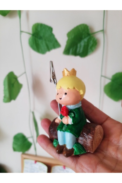 melora Küçük Prens-2 Not Tutucu Metal Kıskaçlı Notluk Not Tutacağı little prince prens fotoğraf tutucu