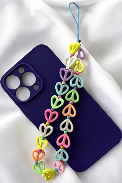 nftart.design حزام هاتف المعصم على شكل قلوب ملونة