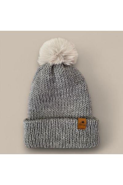 Satürn Hobi Unisex Beret with Knitted Pompom