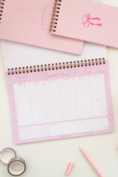 Matt Notebook 3’lü Spiralli Masaüstü Planlayıcı Set Fiyonk