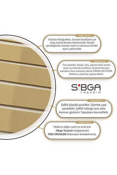 sibga tasarım Transparent Green Post-It Note and Bookmark Book - 200 Sheets