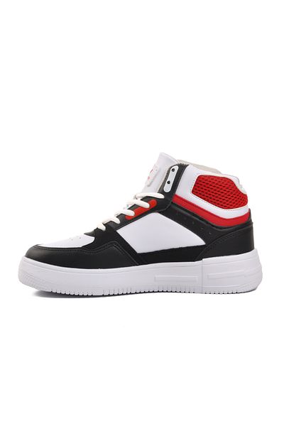 WALKWAY Tenis Hi unisex alb-negru-roșu