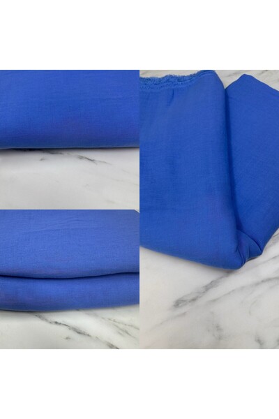 ipekkumaş قماش مسلم من القطن الأزرق بنسبة 100%، يباع بالقطعة 1 قطعة 1 متر