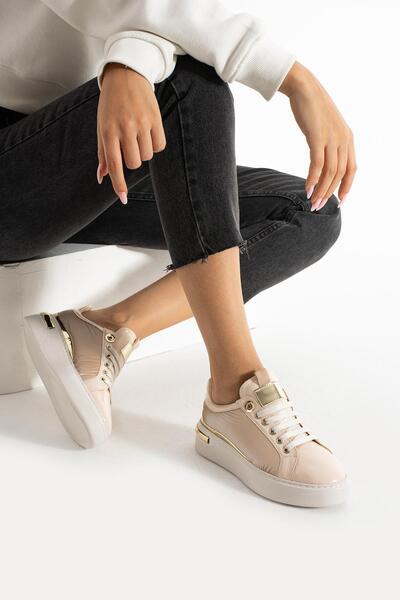 PARİS Ženske bež tanke sportske cipele sa detaljima u obliku padobrana