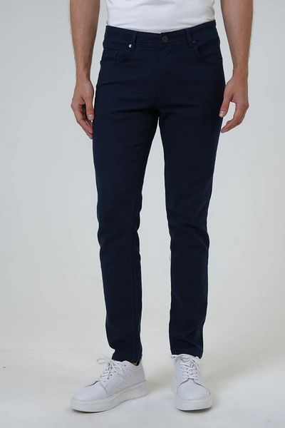 SÜVARİ Slim Fit Dobby Patterned Full Cotton Pants