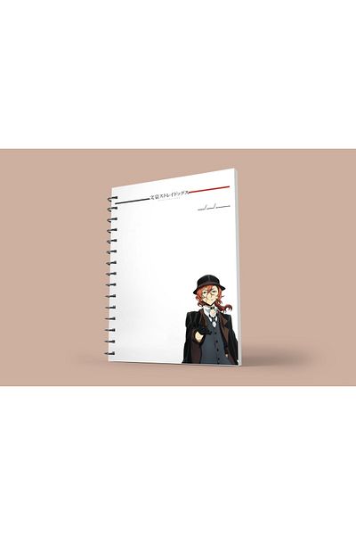nihonwosekai Bungou Stray Dogs A5 Size Anime Spiral Notebook 50 Sheets