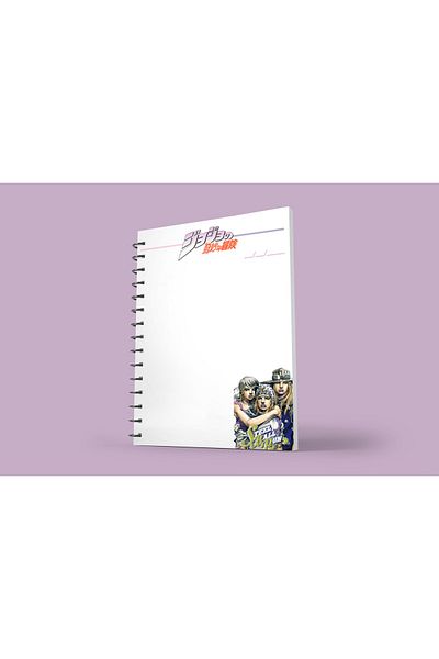 nihonwosekai JOJO JoJo's Bizarre Adventure A5 Notebook Anime Spiralat 50 de coli