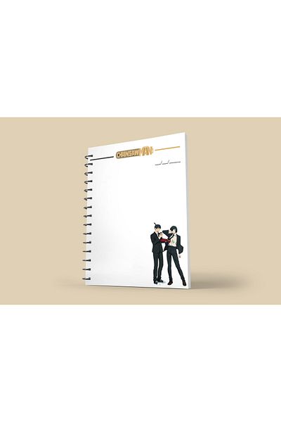 nihonwosekai Chainsaw Man A5 Size Anime Spiral Notebook 50 Sheets
