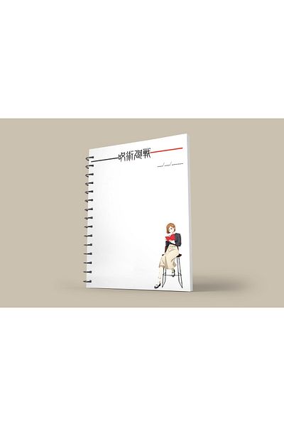 nihonwosekai Jujutsu Kaisen A5 Boy Anime Spiral Notebook 50 Sheets