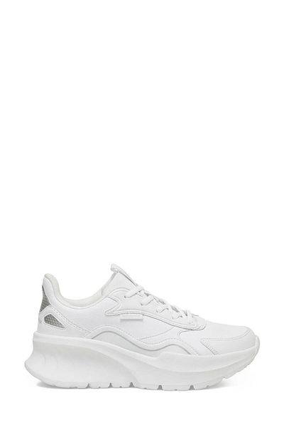 Kinetix Pantofi sport pentru femei Solida PU W alb-argintiu