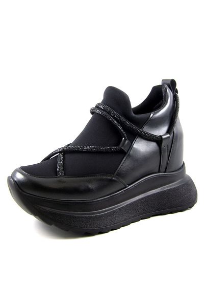 Erkan Saçmacı Pantofi casual Arsenie Black Hidden Wedge