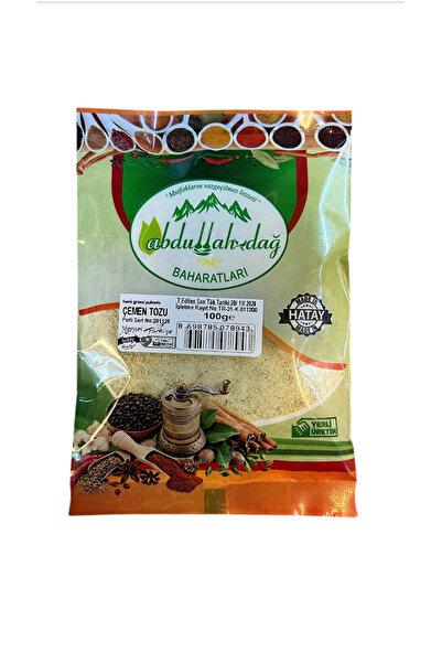 ABDULLAH DAĞ Hatay Yöresel Toz Öğütülmüş Çemen Otu Boy Otu 100 gr