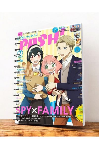 nihonwosekai Spy X Family A5 Size Anime Spiral Notebook 50 Sheets