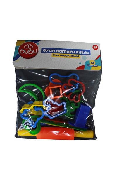 Bubu Play Dough Mold - 13 Pieces with Roller Hk0013