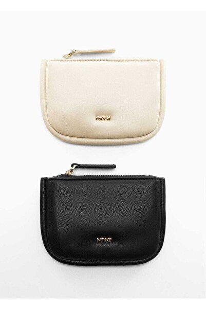 MANGO Woman Kapitoneli bozuk para cüzdanı