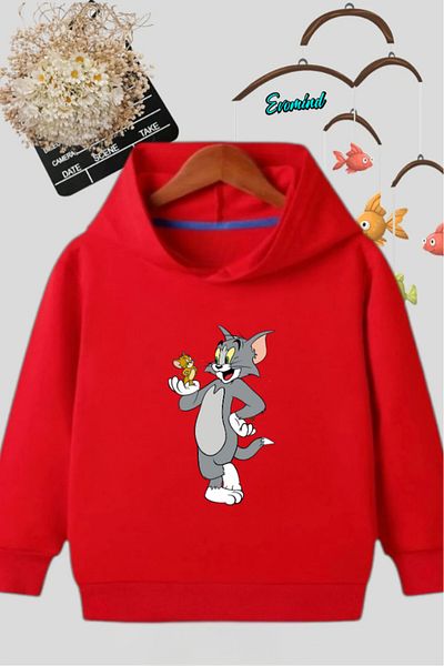 Evomind Children's Printed Hooded Sweatshirt