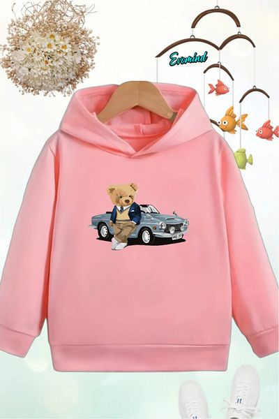 Evomind Children's Printed Hooded Sweatshirt