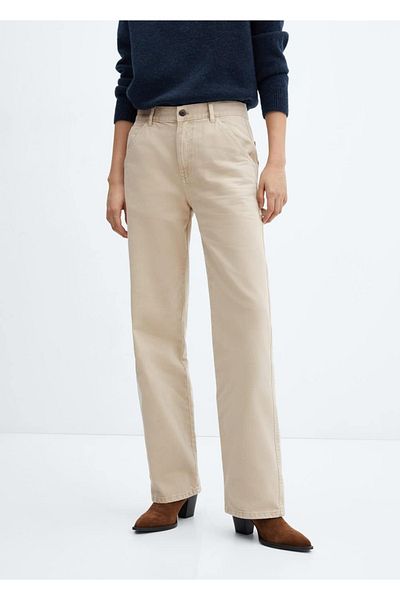MANGO Woman Carpenter Cargo Jean